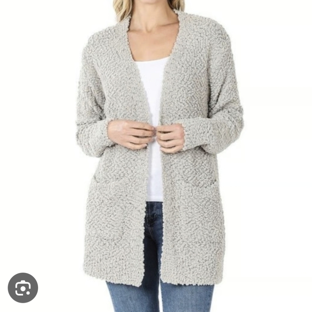Rachel Zoe Popcorn Knit Cardigan XSmall
